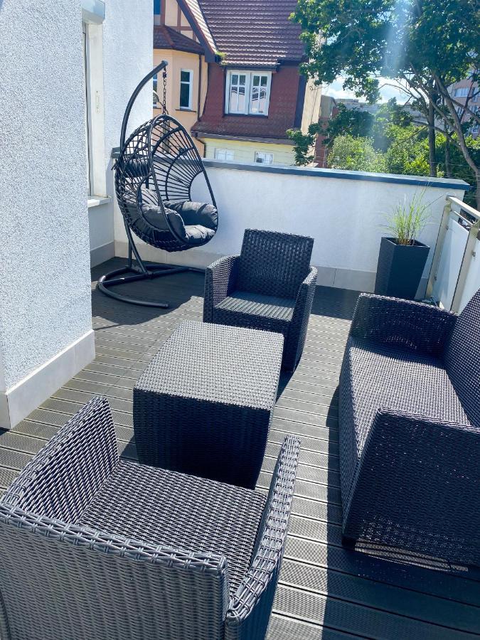 Nowy Apartament Z Duzym Tarasem I Parkingiem Свиноуйсьце Экстерьер фото